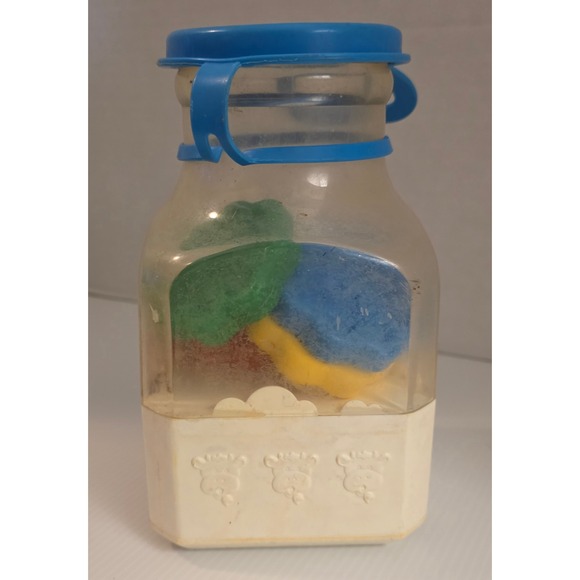 Vintage Fisher-Price Moo Sound Milk Bottle Toy w/ Shapes Preowned - Picture 11 of 11